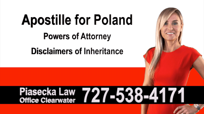 Apostille, Notary, Polish, Polski, Notariusz, Pełnomocnictwo, Power of Attorney, Agnieszka Piasecka, Aga Piasecka